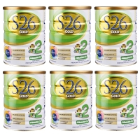 【6罐包邮】惠氏新西兰版S26金裝牛奶粉2段900g  （6-12个月）