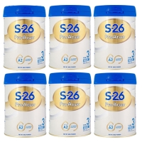 【6罐包邮】惠氏S26 Pro-A2牛奶粉3段900g （1-2岁）