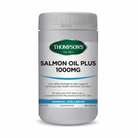 【热销】Thompson's汤普森 Salmon Oil (Reflux Free) 1000MG三文鱼油300粒 日期：08/2022