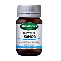 汤普森Biotin高浓度生物素维生素H脱发白发100片 日期：08/2023