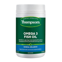 【新包装】 Thompson's汤普森 Fish Oil (Omega3 )深海鱼油400粒 保质期：04/2025
