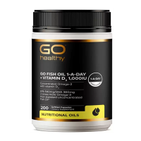 高之源一天一粒鱼油（+ 维他命D3）200粒 保质期：08/2028