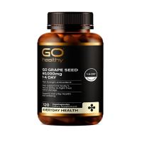 Go Healthy高之源 60000mg 葡萄籽精华120粒高之源葡萄籽花青素精华 保质期：12/2027