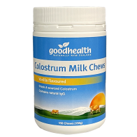 好健康牛初乳咀嚼片-香草口味 150粒装 提供免疫力 保质期：02/2027